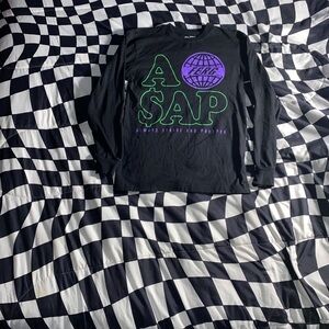 ASAP FERG Always Strive And Prosper Crewneck Sweatshirt Black